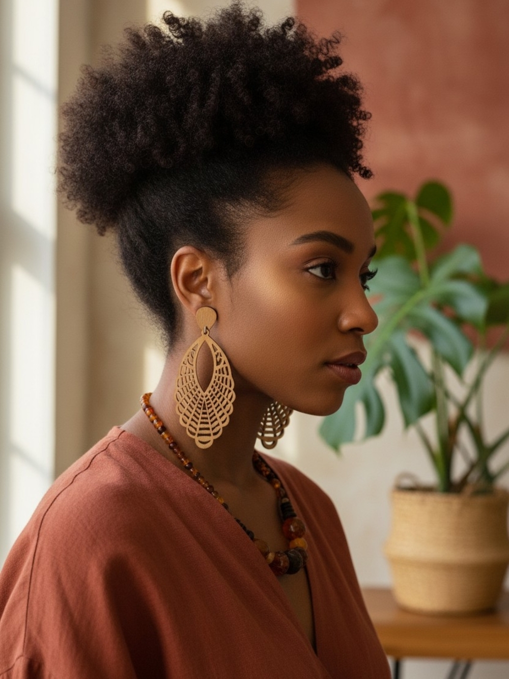Statement  Filigree Drop Earrings for Women